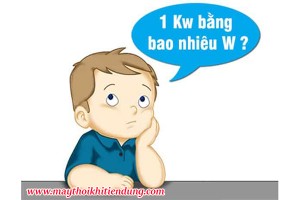 1 kw bằng bao nhiêu w